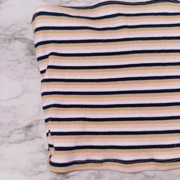 Hollister Sleeveless Stripe Cropped Tube Top size small - Picture 2 of 4